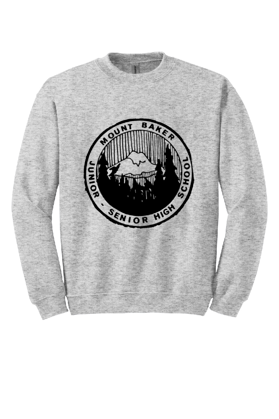 Unisex Mount Baker Throwback Logo Crewneck