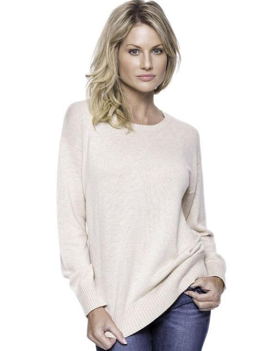 Paige Cashmere Blend Crewneck in Oatmeal